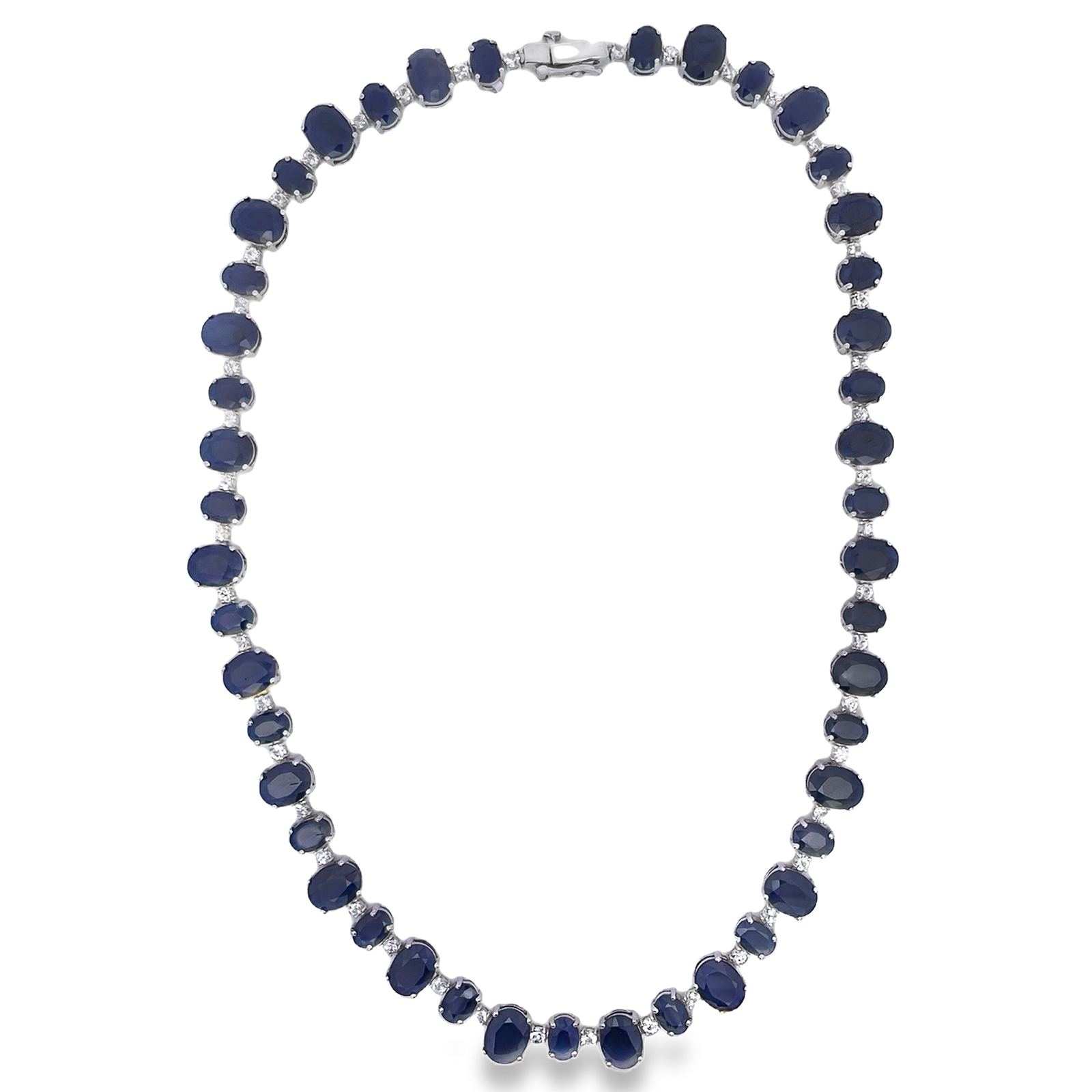 Sapphire & Diamond Necklace
