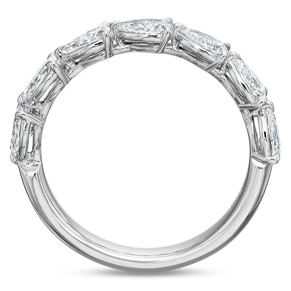 Petite Grande Aire Pear Diamond Anniversary Band