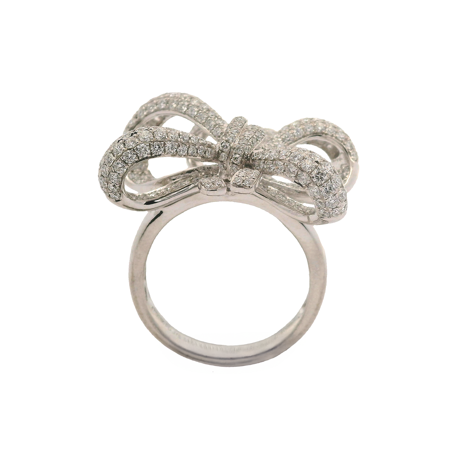 Pavé Diamond Bow Ring
