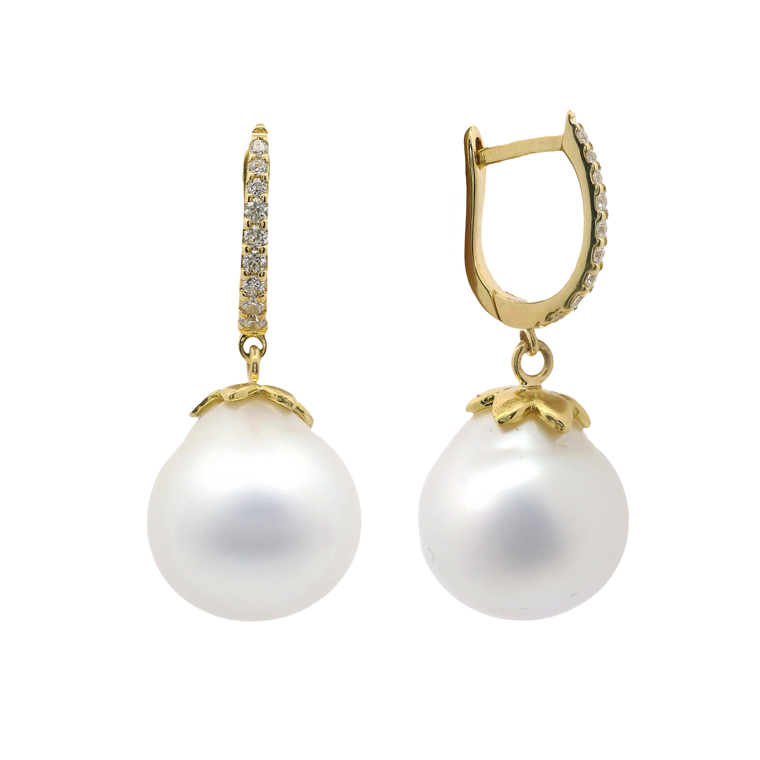 Baroque South Sea Pearl Earrings
