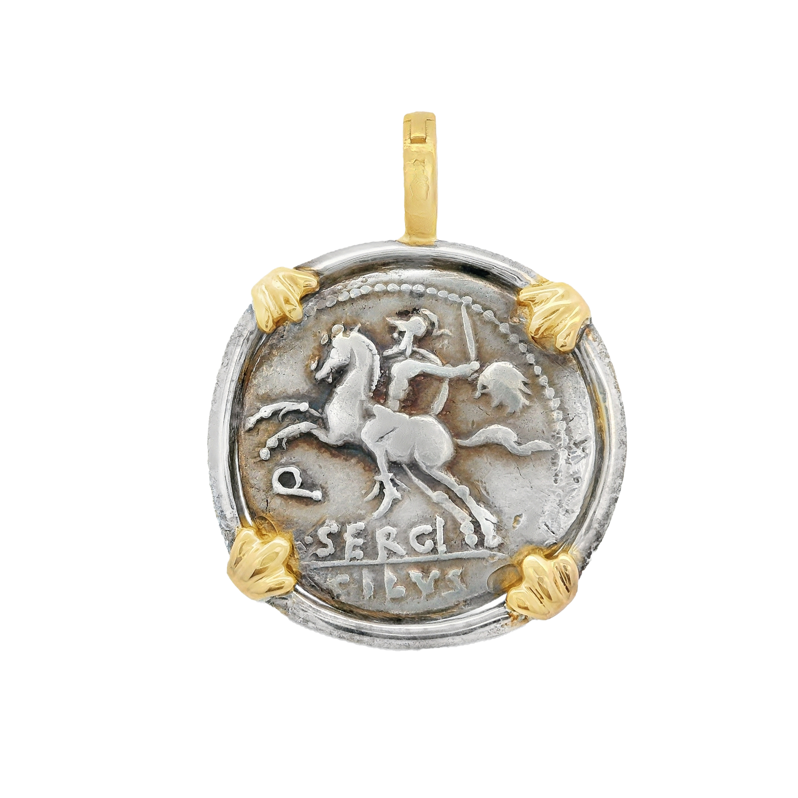 Dioscuri Coin Enhancer Pendant