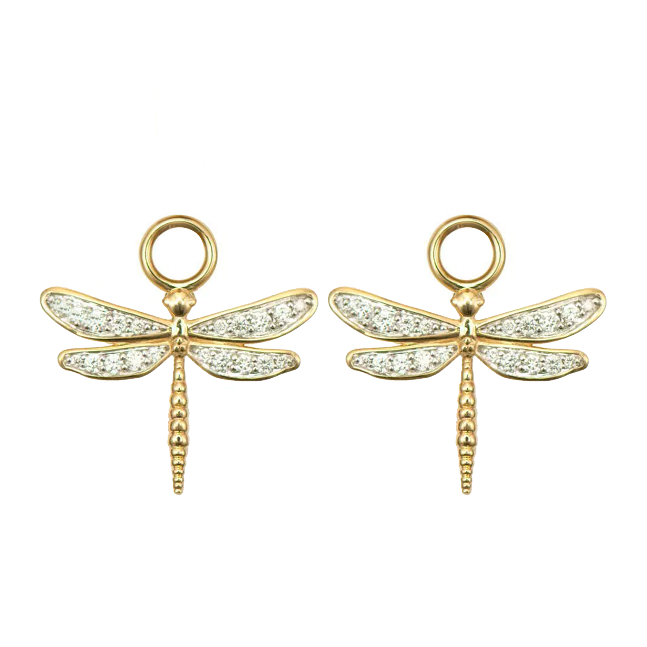 Small Dragon Fly Earring Charms