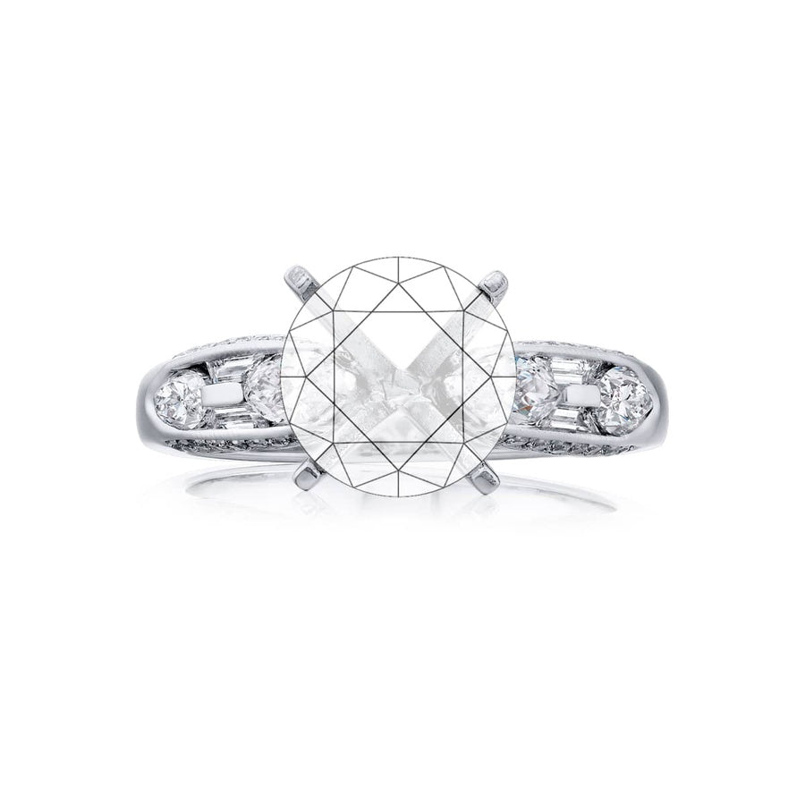 Platinum Engagement Ring 1847-003