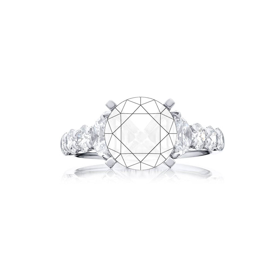 Platinum Engagement Ring 7400-013