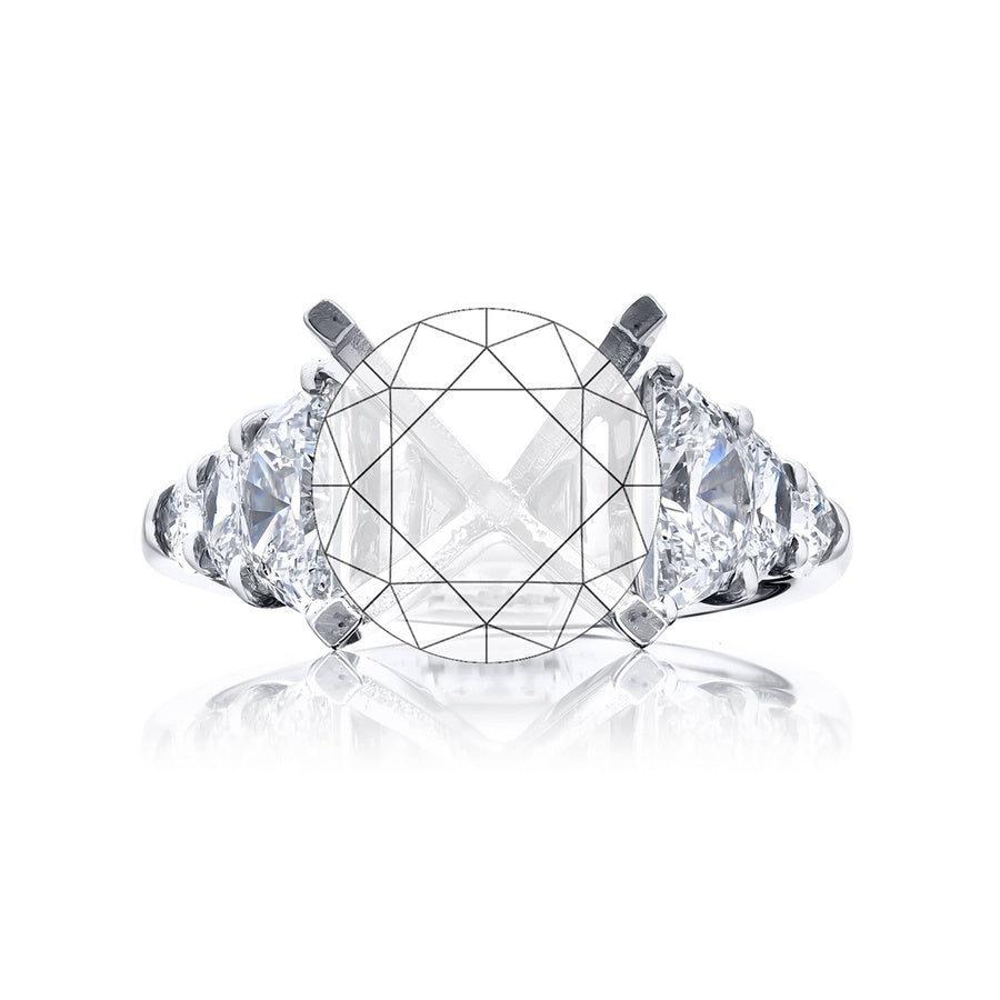 Platinum Engagement Ring 7297-018