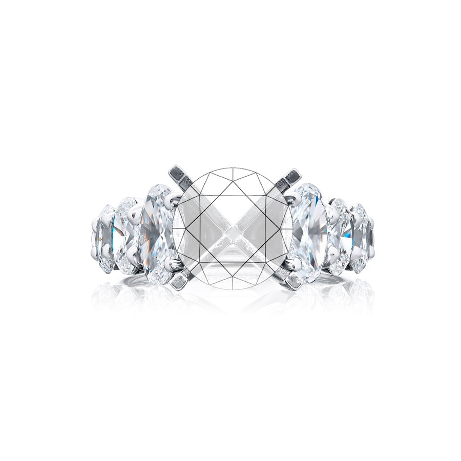 Platinum Engagement Ring 5835-006