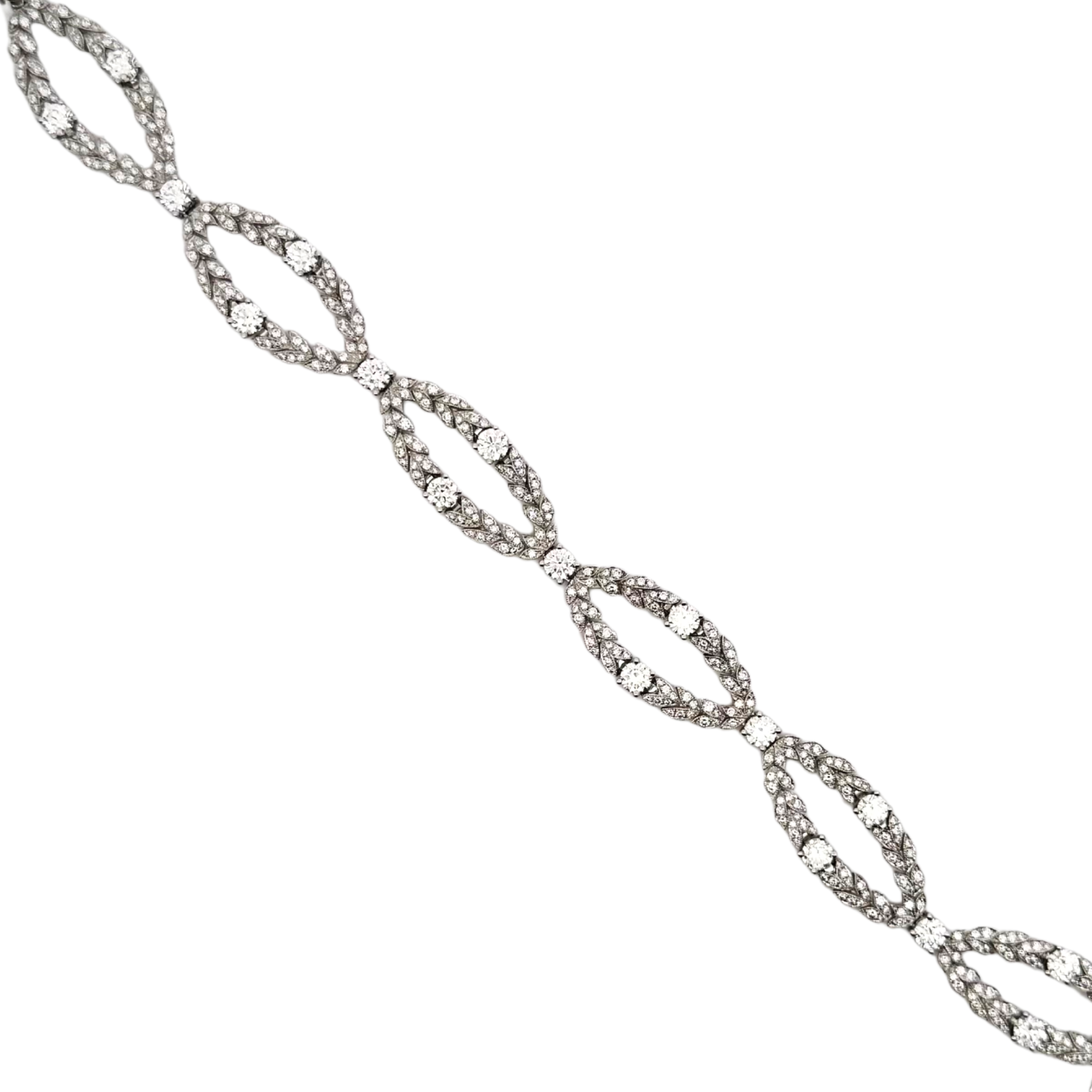 Diamond Marquise Link Convertible Bracelet