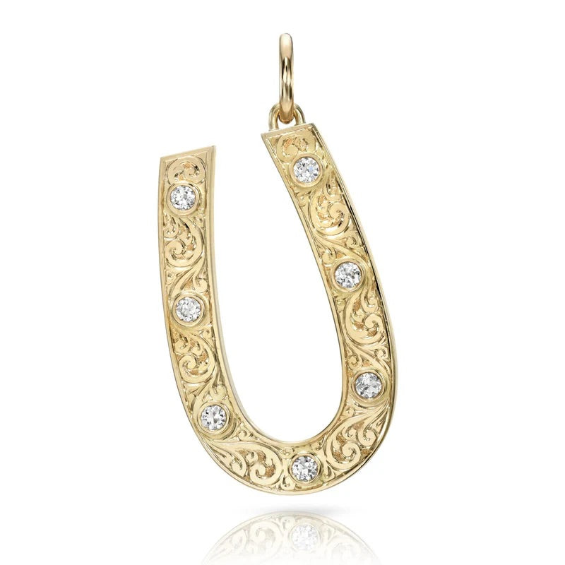 Large Marilyn Horseshoe Pendant