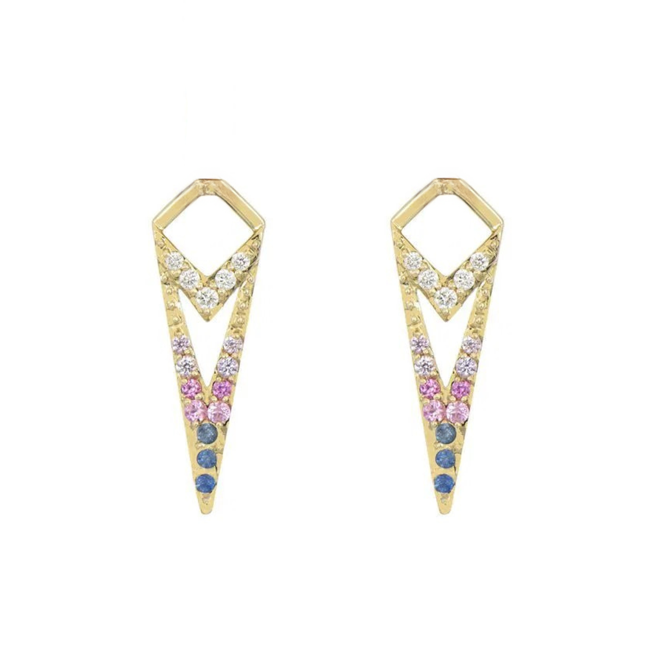 Ombre Dagger Earring Charms