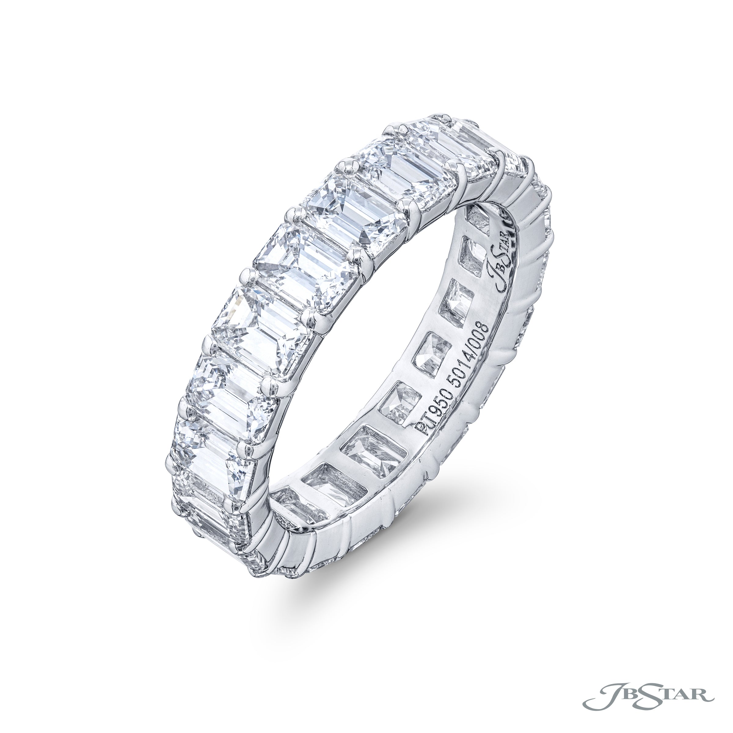 Emerald Cut Diamond Eternity Band