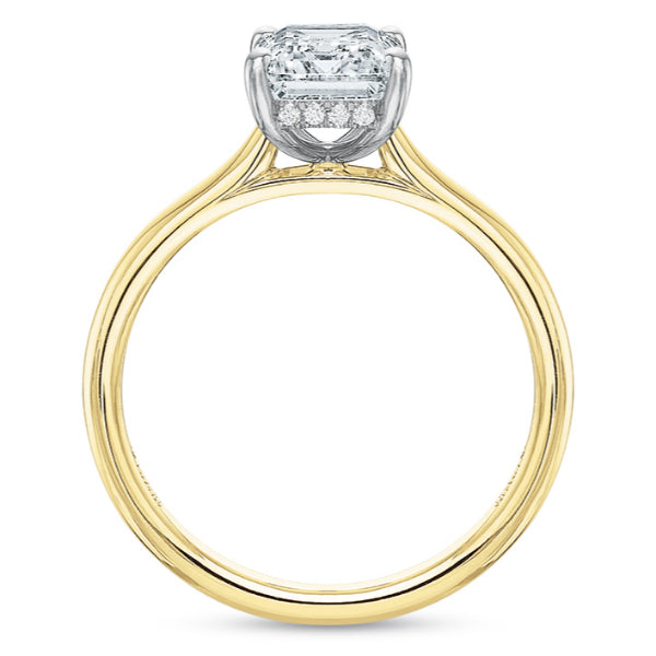 New Aire Emerald-Cut Solitaire Mounting
