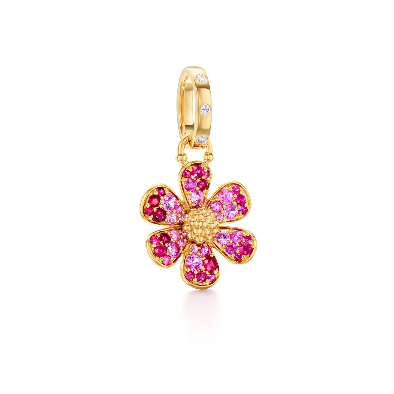 Flower Power Ruby Pendant