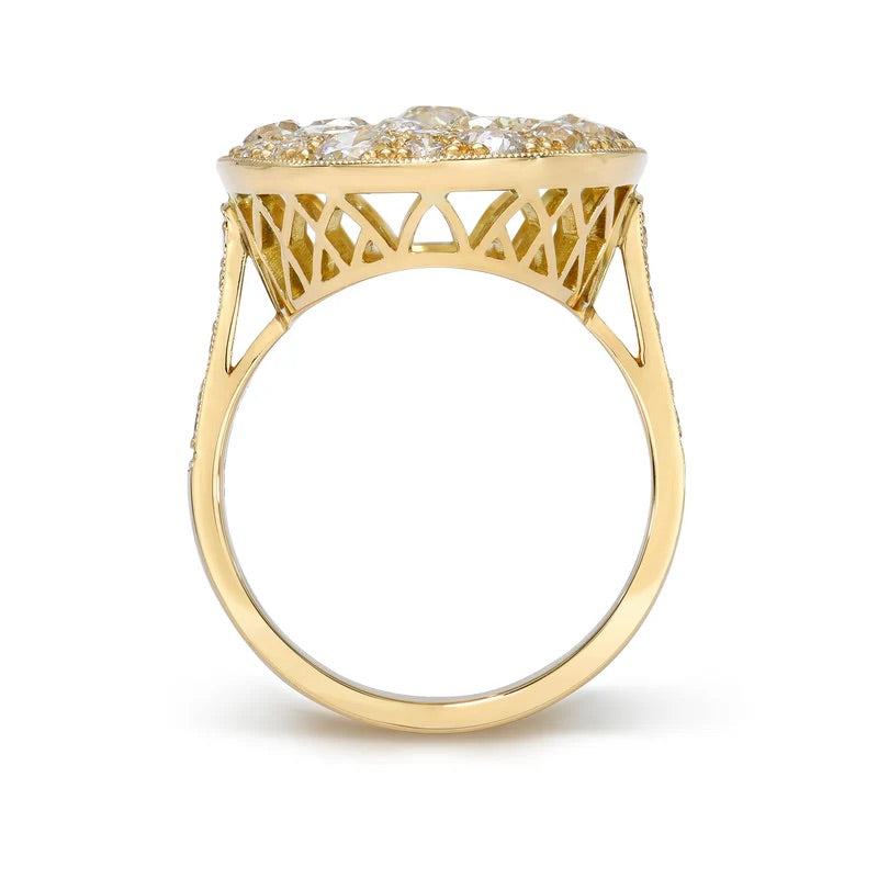 Large Oval Cobblestone Ring