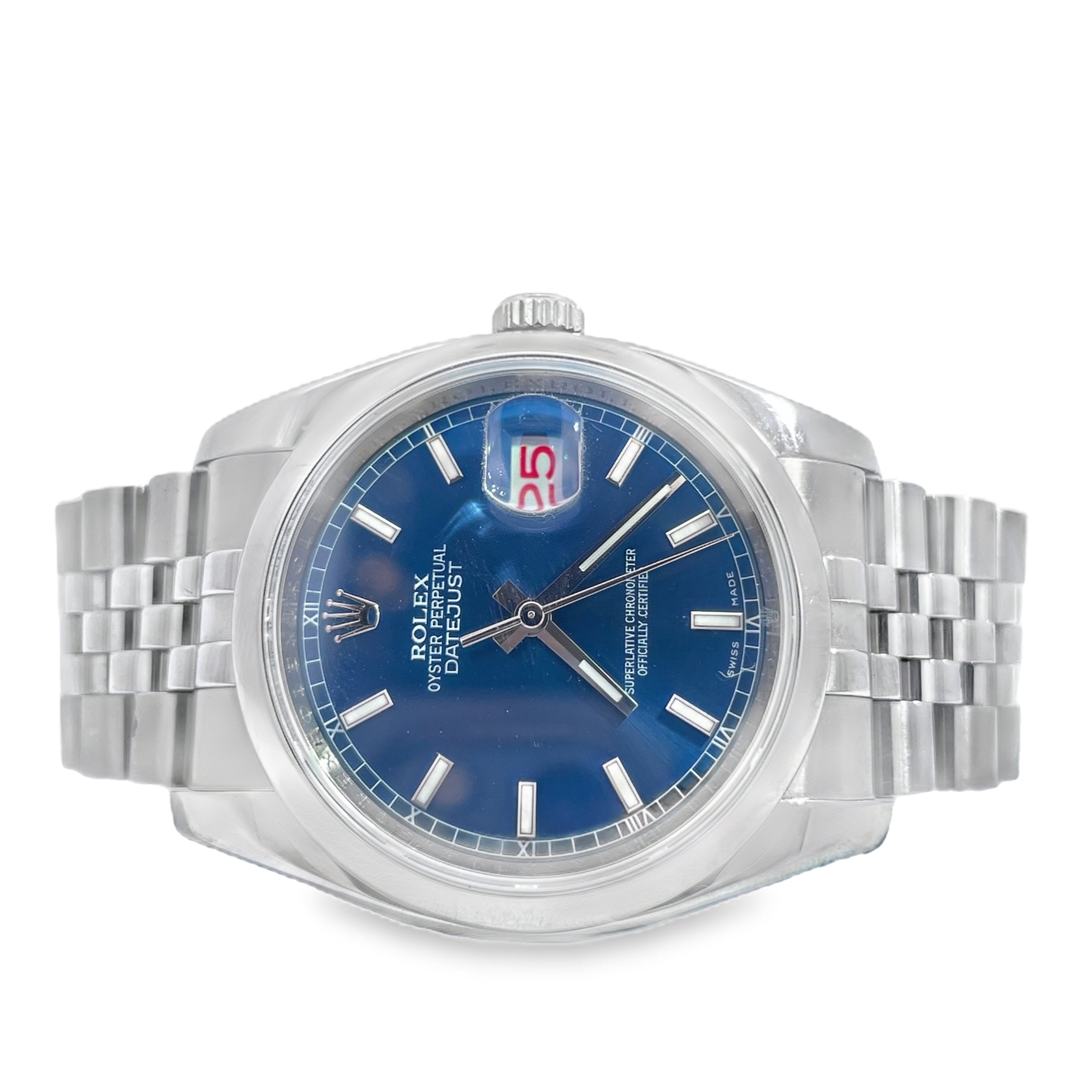 Rolex Datejust 36MM Blue Dial Model (116200)