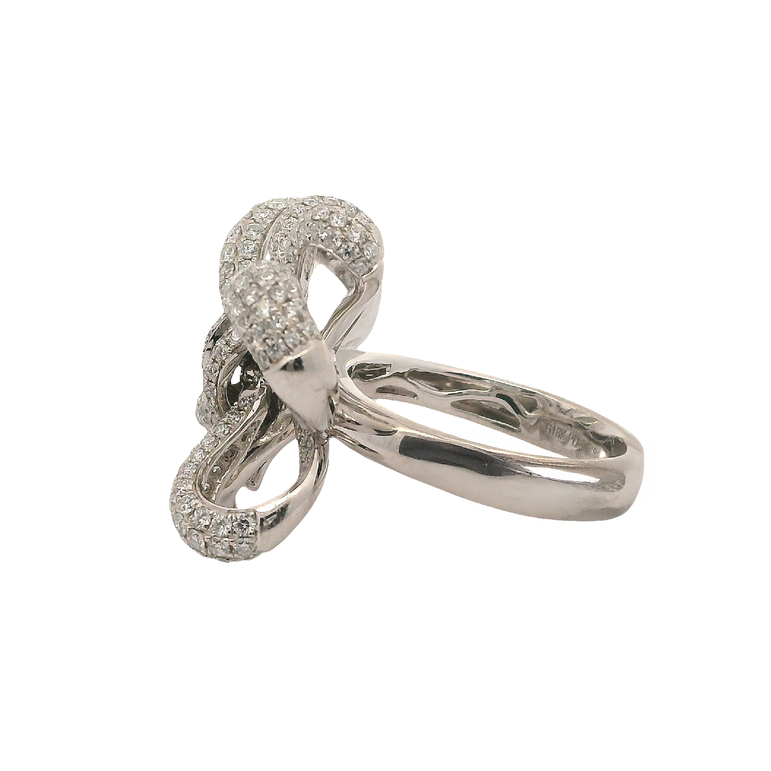 Pavé Diamond Bow Ring