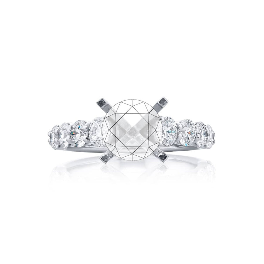 Platinum Engagement Ring 7401-109