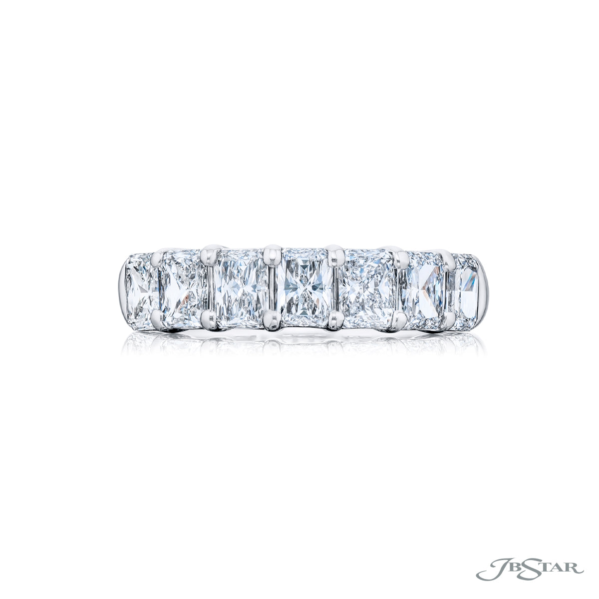 Radiant Cut Diamond Band