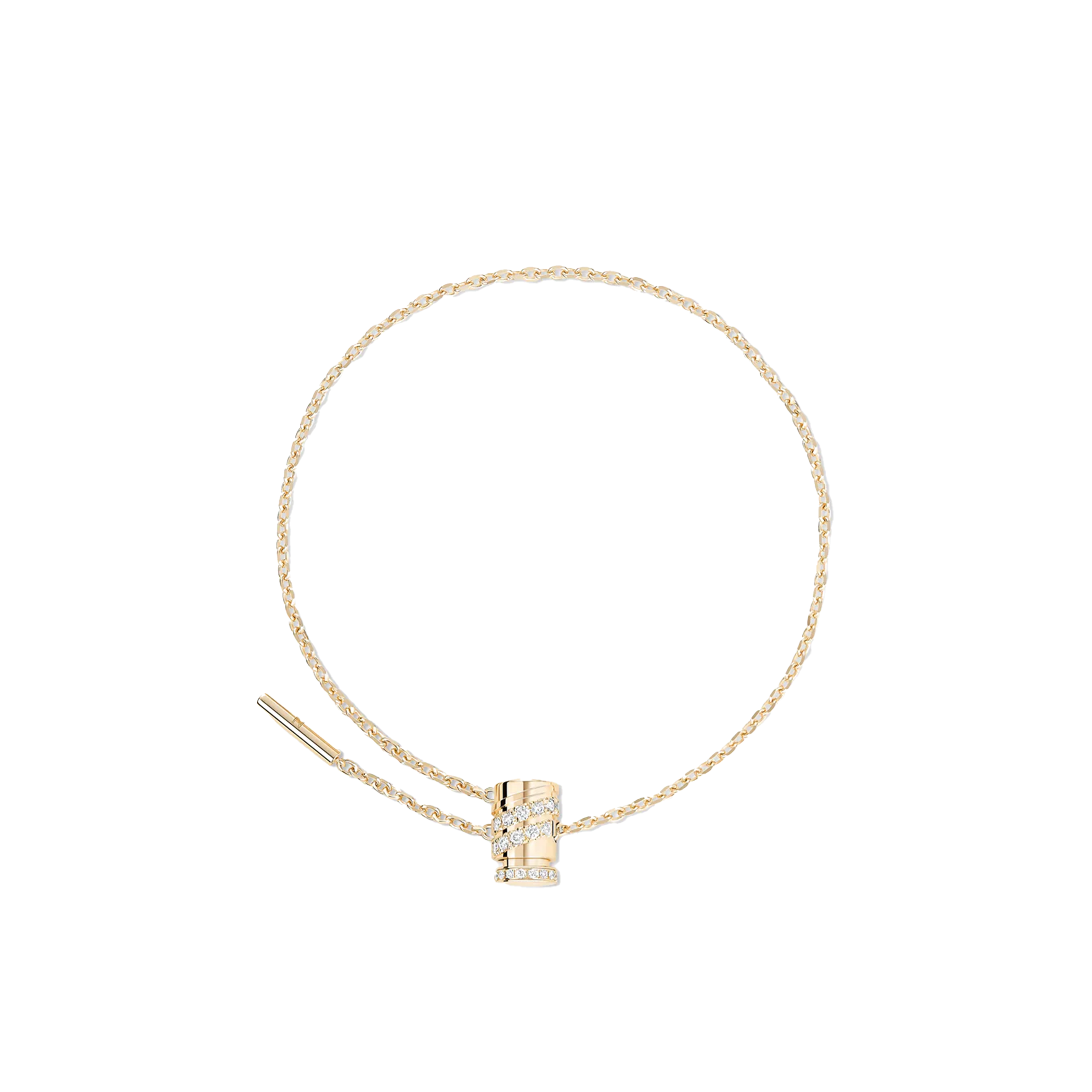 Paved Mini Latch Bracelet