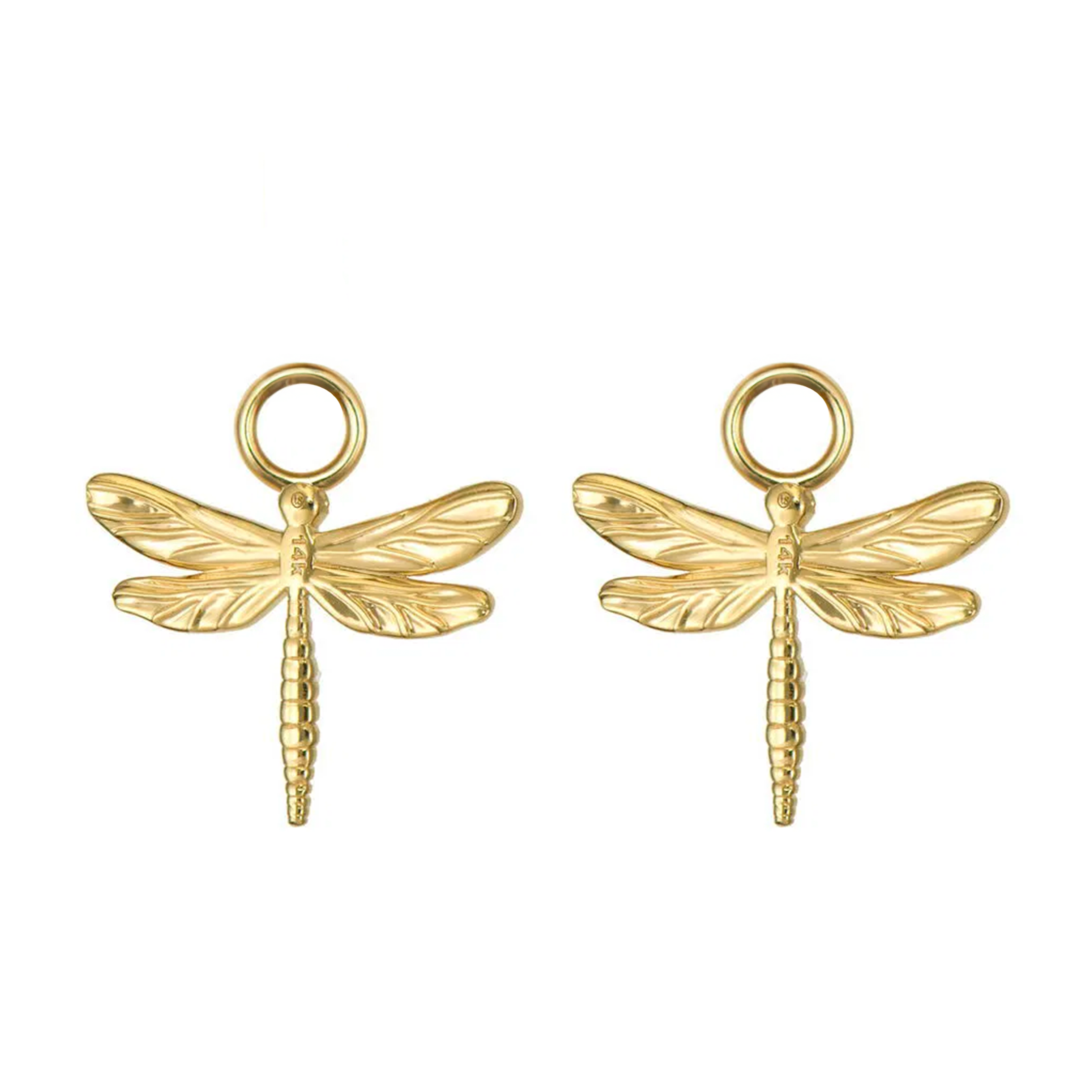 Small Dragon Fly Earring Charms