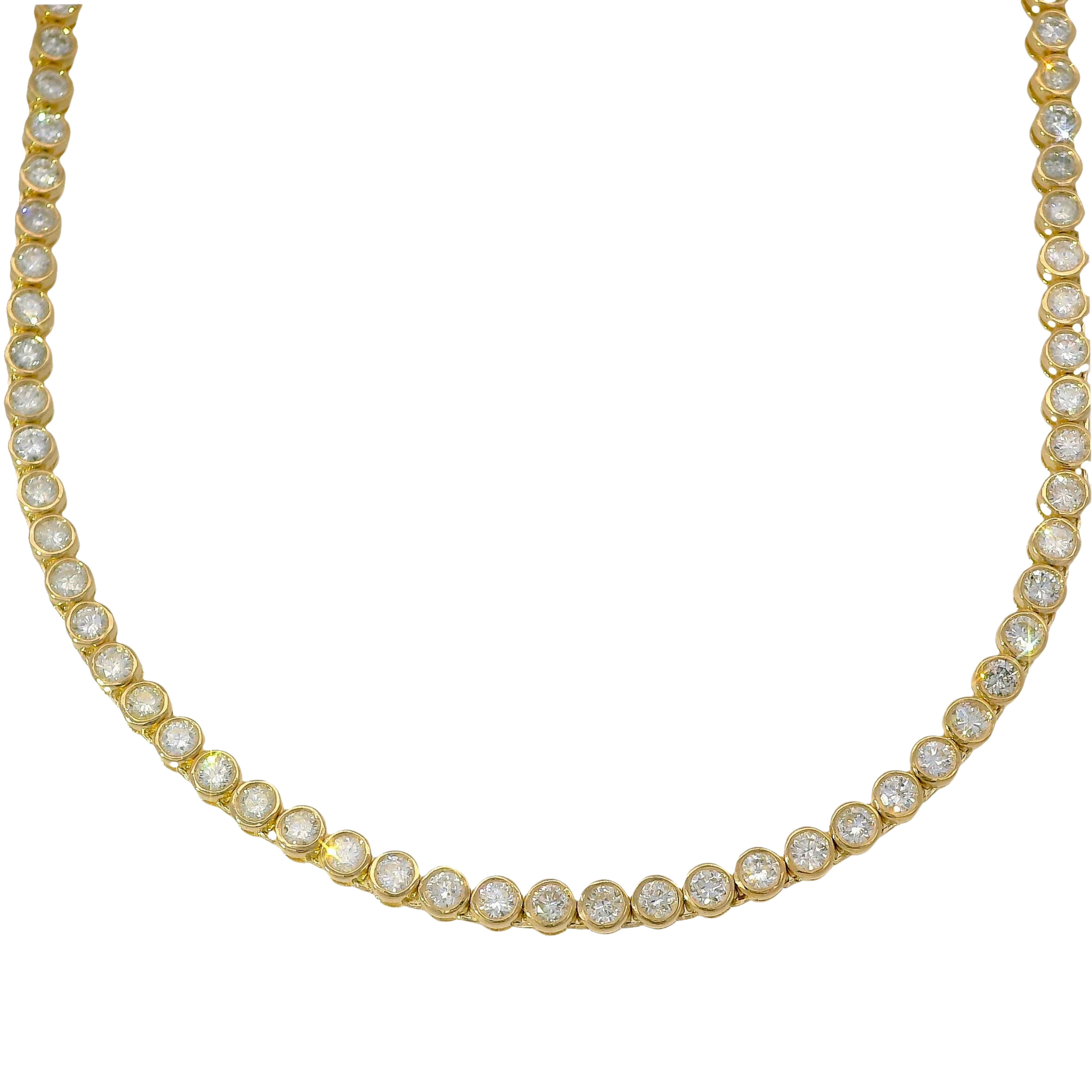 5.00ctw Four-Prong Diamond Tennis Necklace