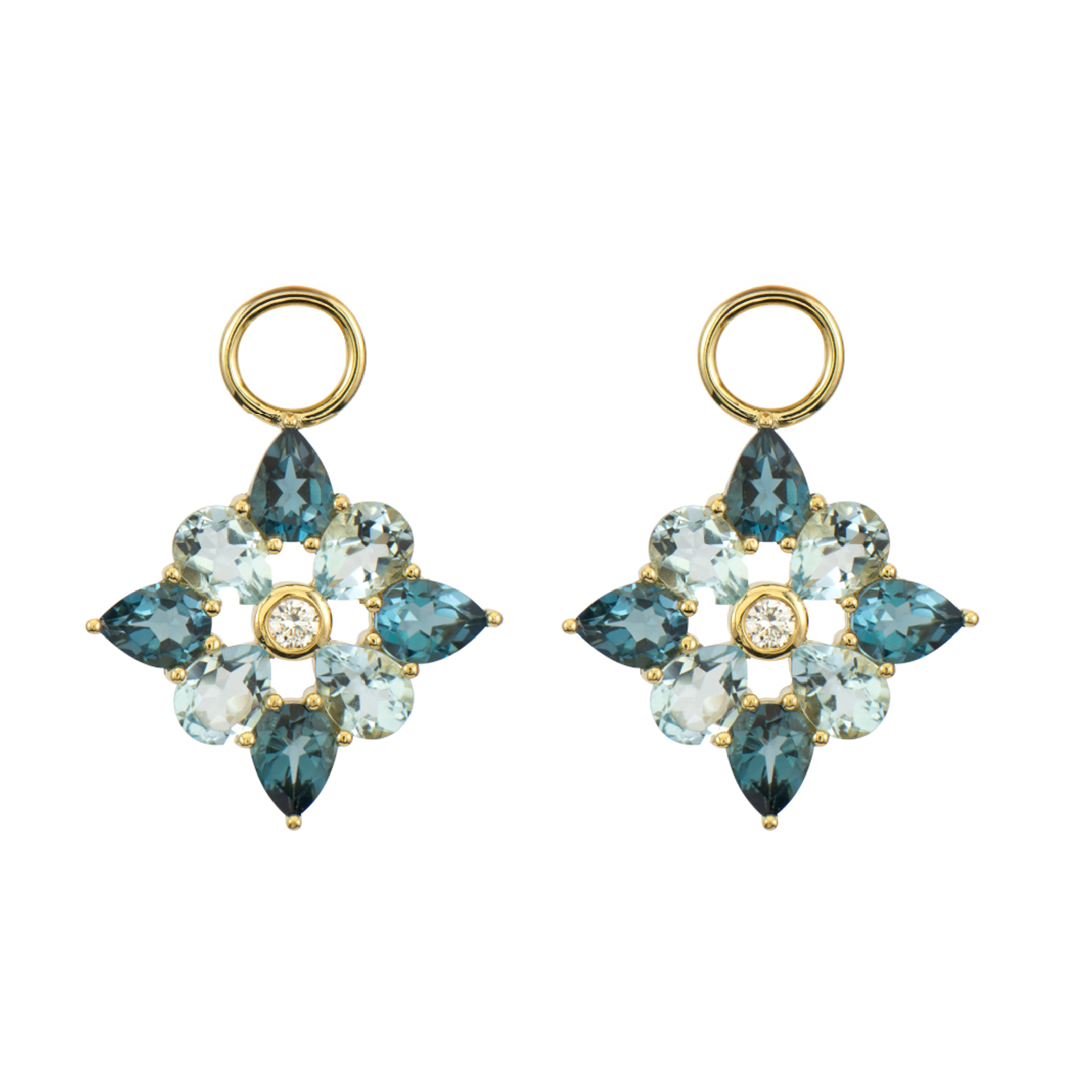 Provence Four Petal Earring Charms