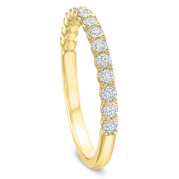 Silk Prong Diamond Anniversary Band