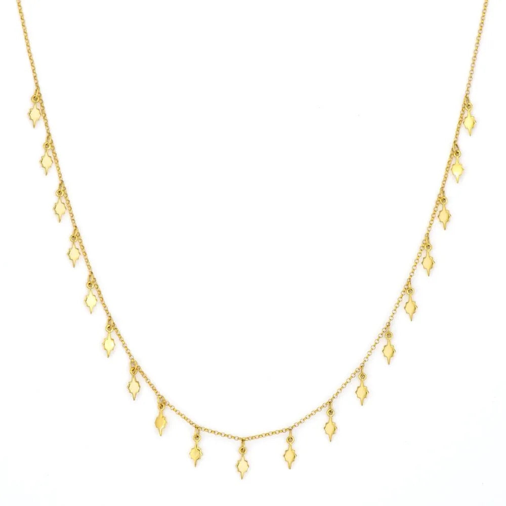 Moroccan Dangling Star Necklace
