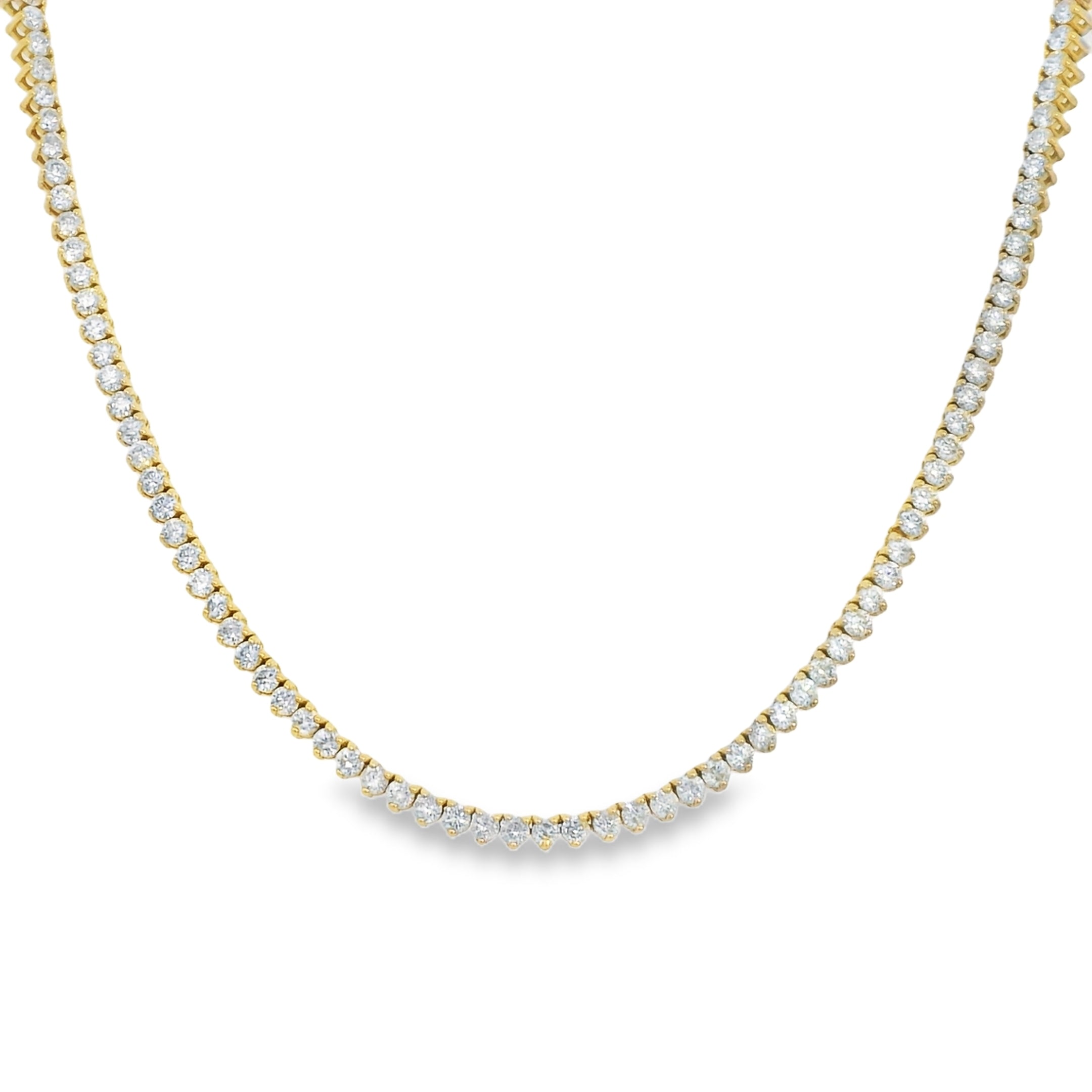 6.00ctw Four-Prong Diamond Tennis Necklace