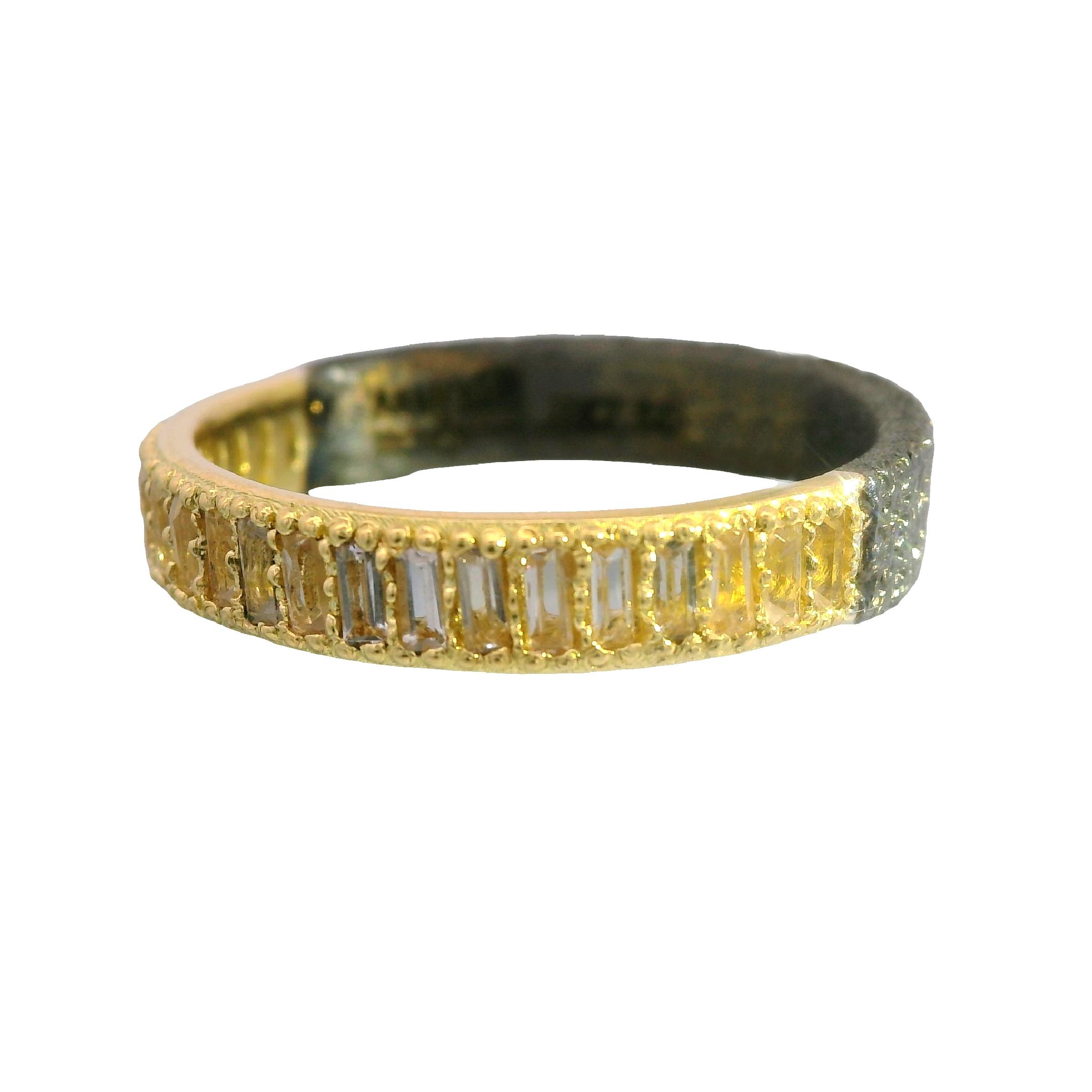 Peach Morganite Half Band