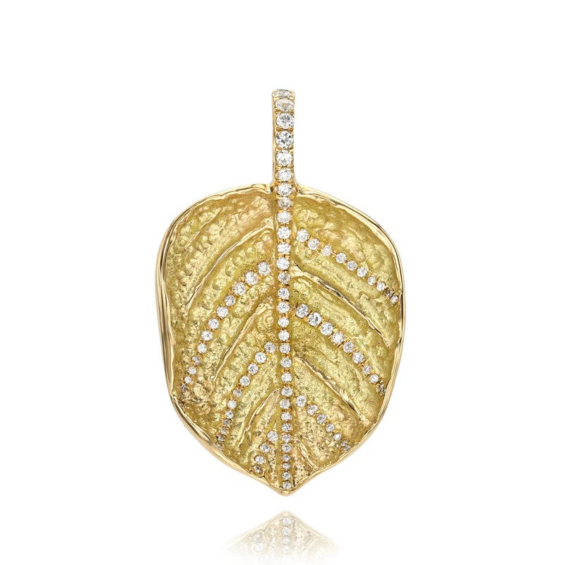 Laurel Diamond Pendant