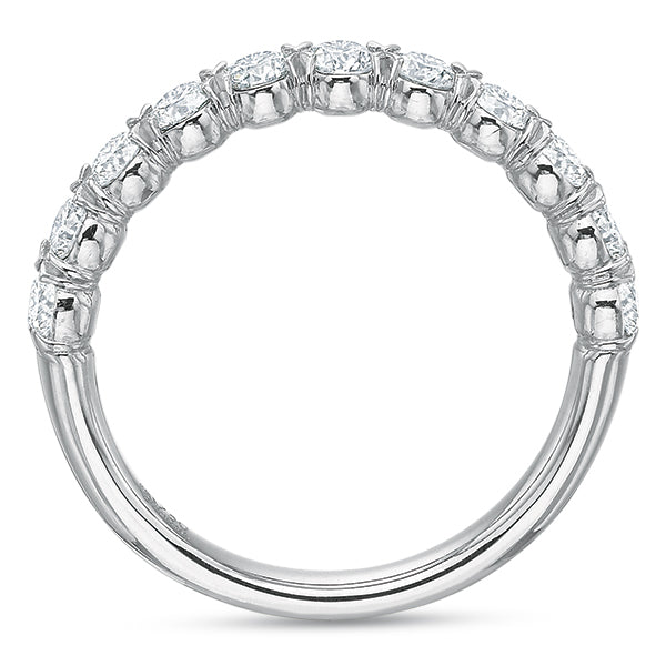 Silk Prong Diamond Anniversary Band