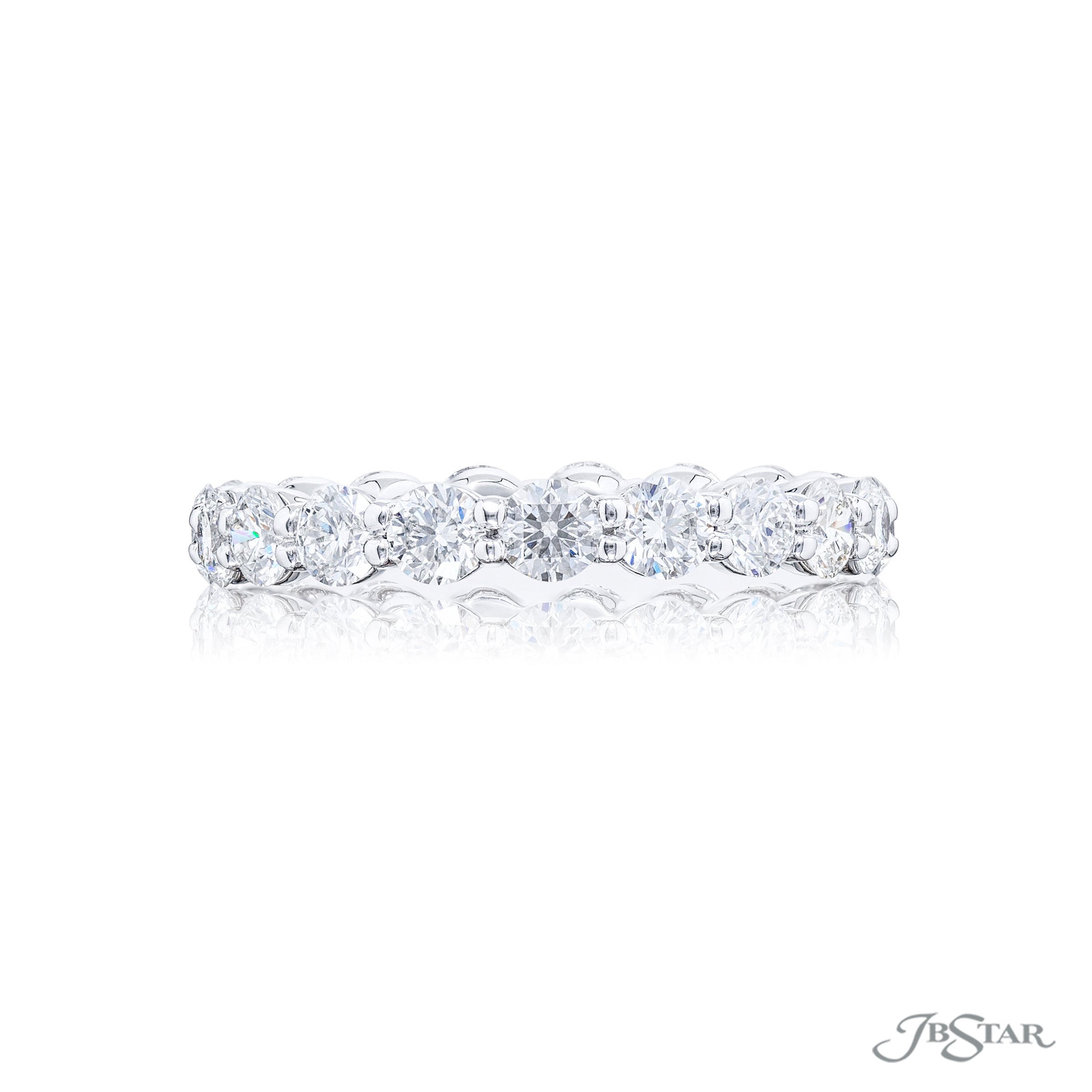 Round Diamond Eternity Band