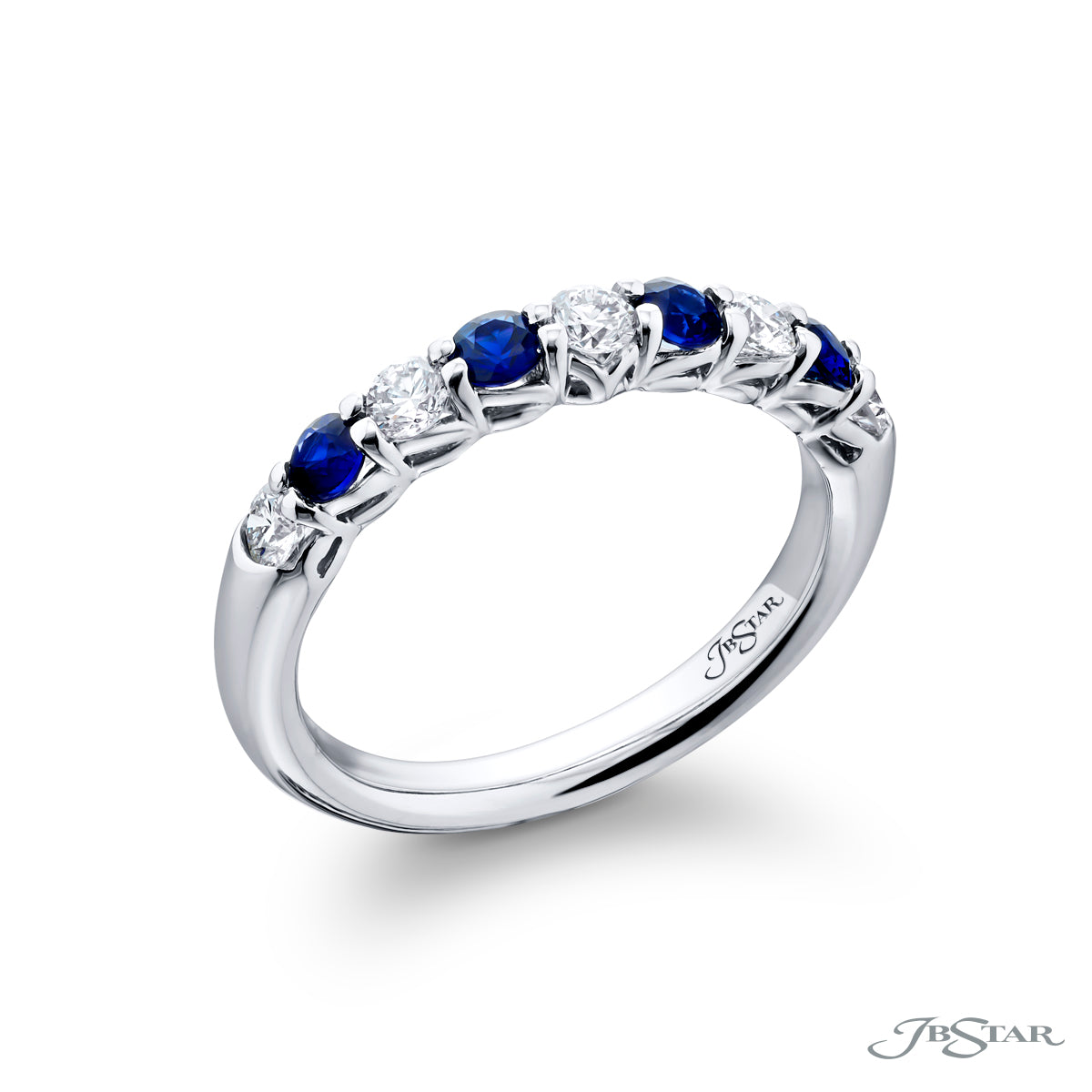 Round and Sapphire Band