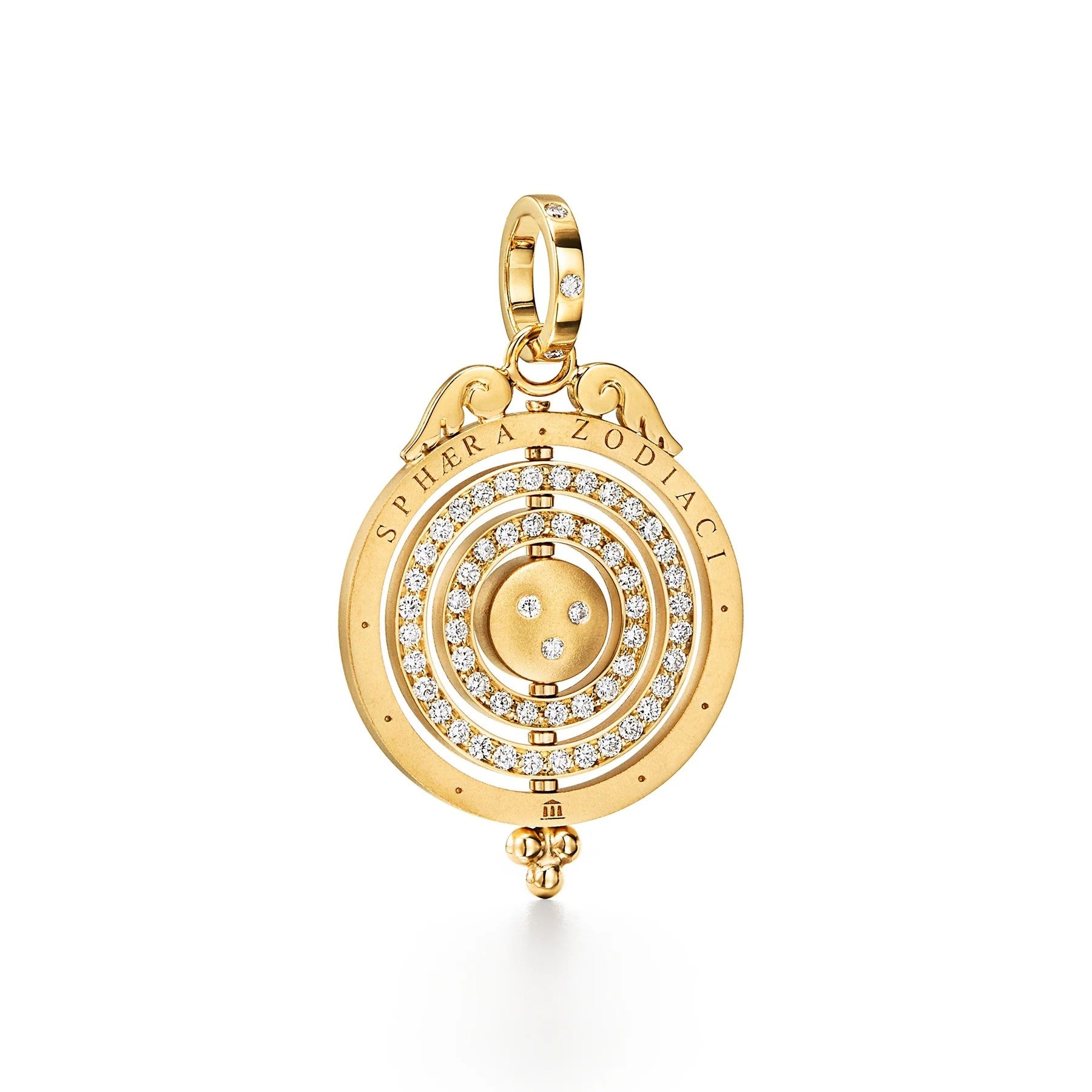 Diamond Triple Orbit Tolomeo Pendant