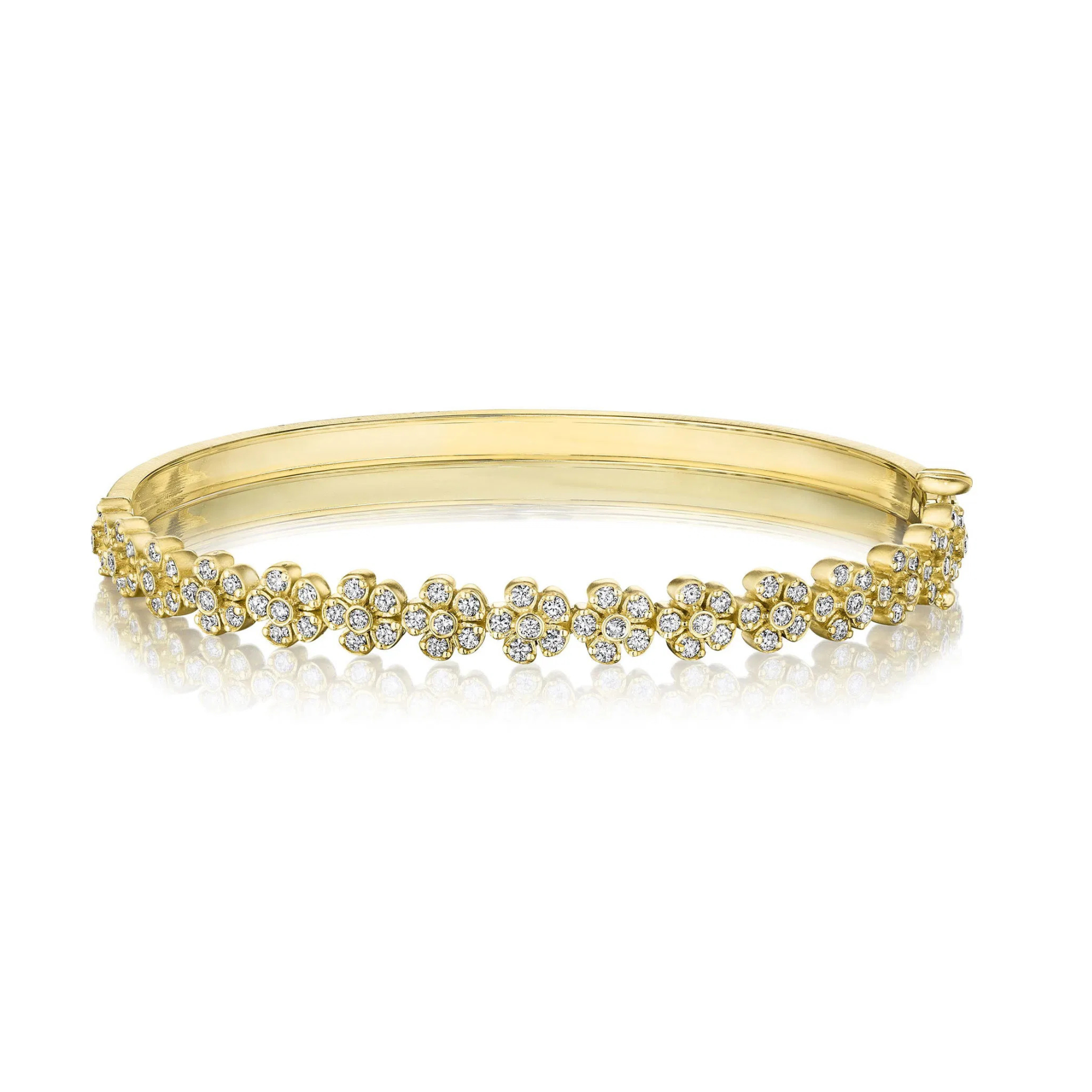 Enchanted Garden Flower Bangle