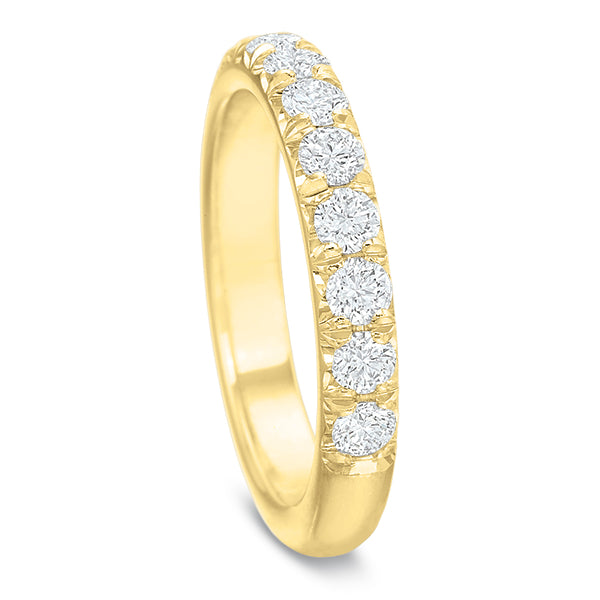 French Cut FlushFit Diamond Anniversary Band