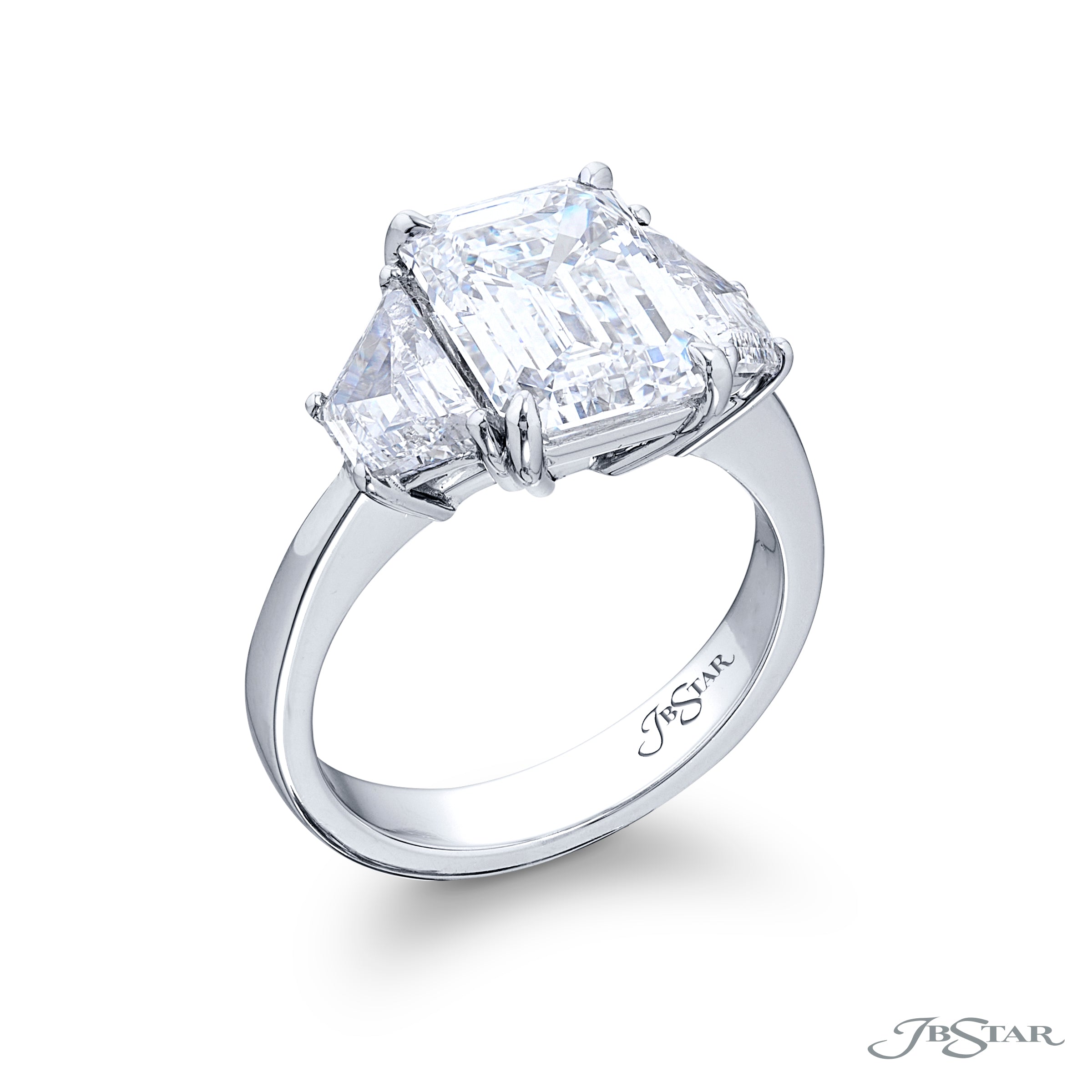 Emerald Cut Diamond Engagement Ring