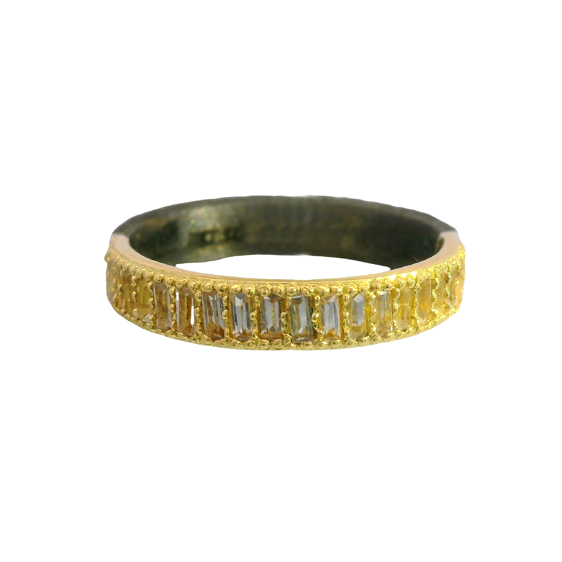 Peach Morganite Half Band