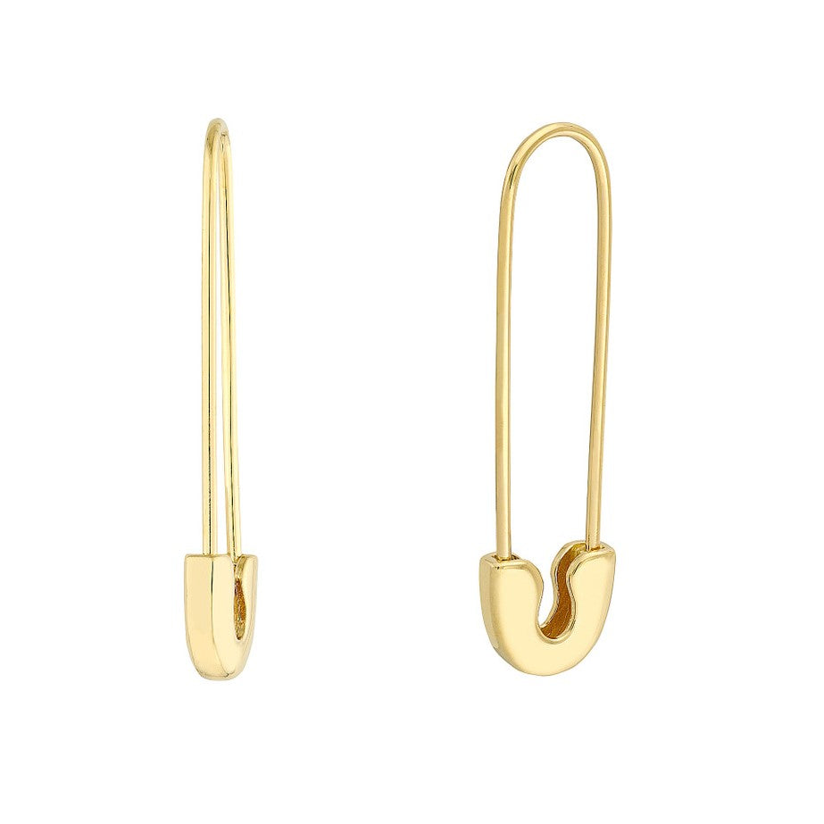 Safety Pin Wire Threader Earrings