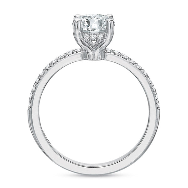 Modern Classic French Cut Diamond Mounting