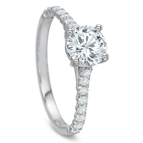 New Aire Silk Prong Solitaire Mounting