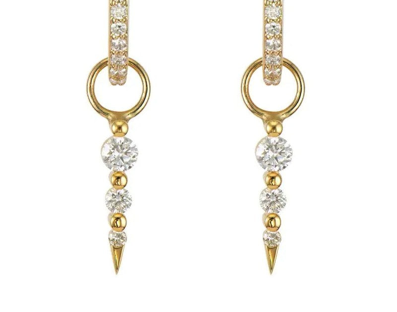 Sari Diamond Dagger Earring Charms