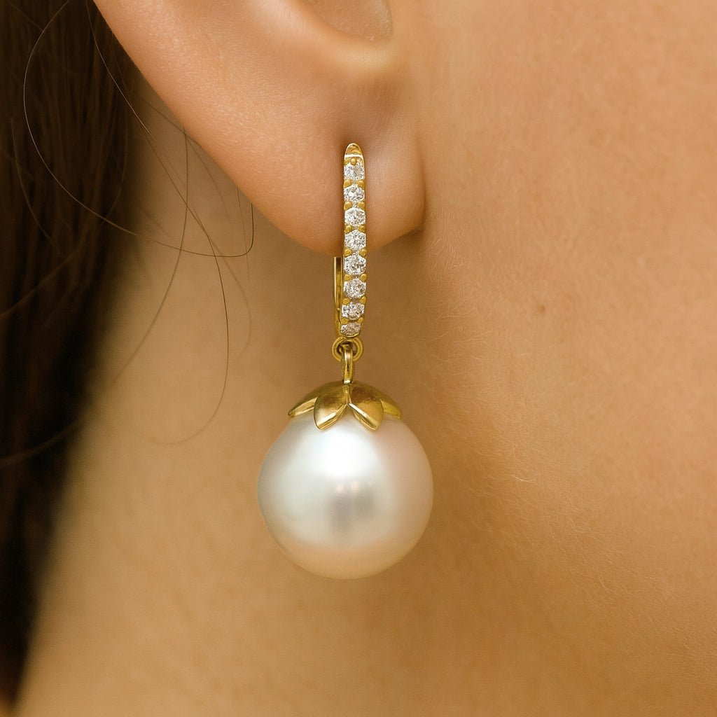 Baroque South Sea Pearl Earrings