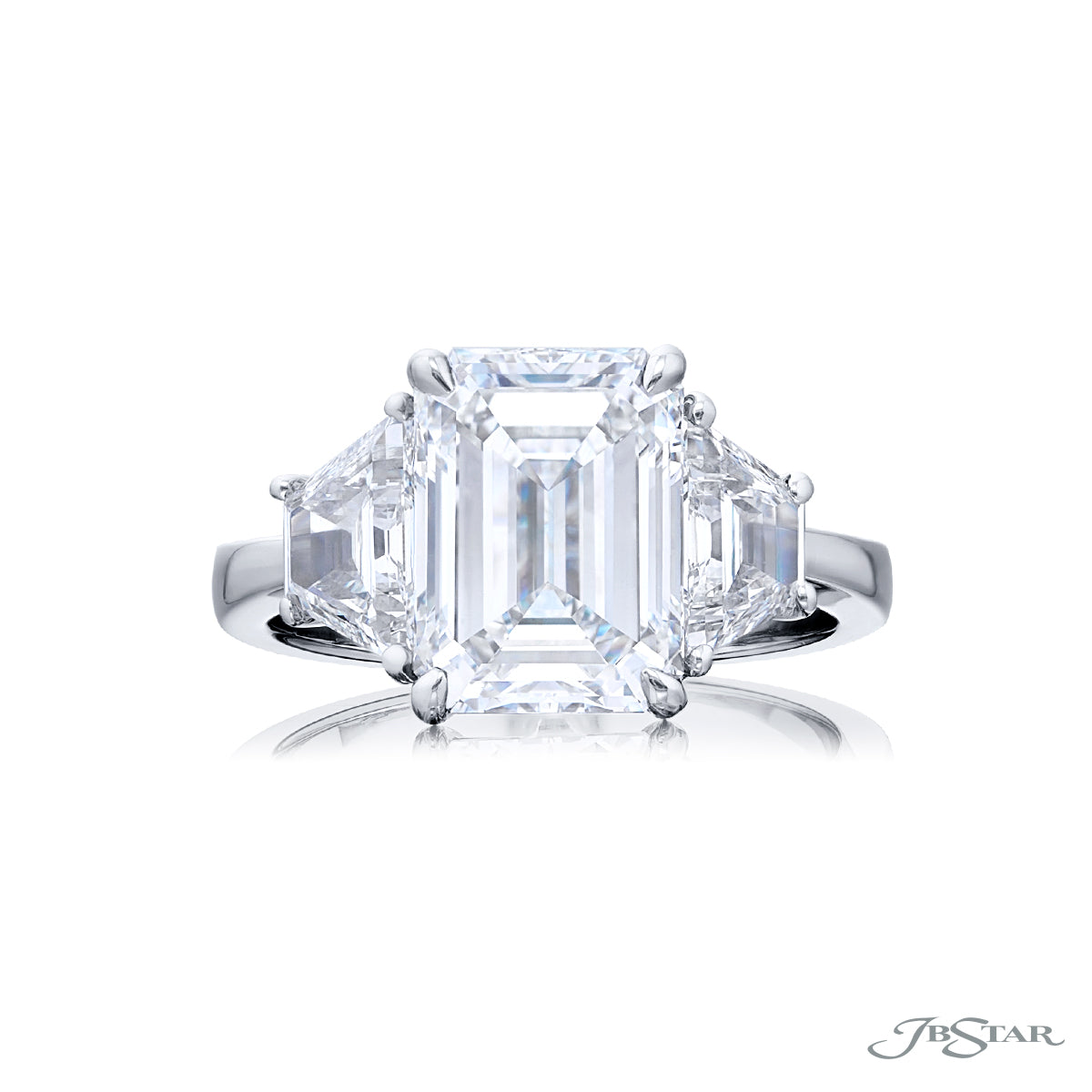 Emerald Cut Diamond Engagement Ring