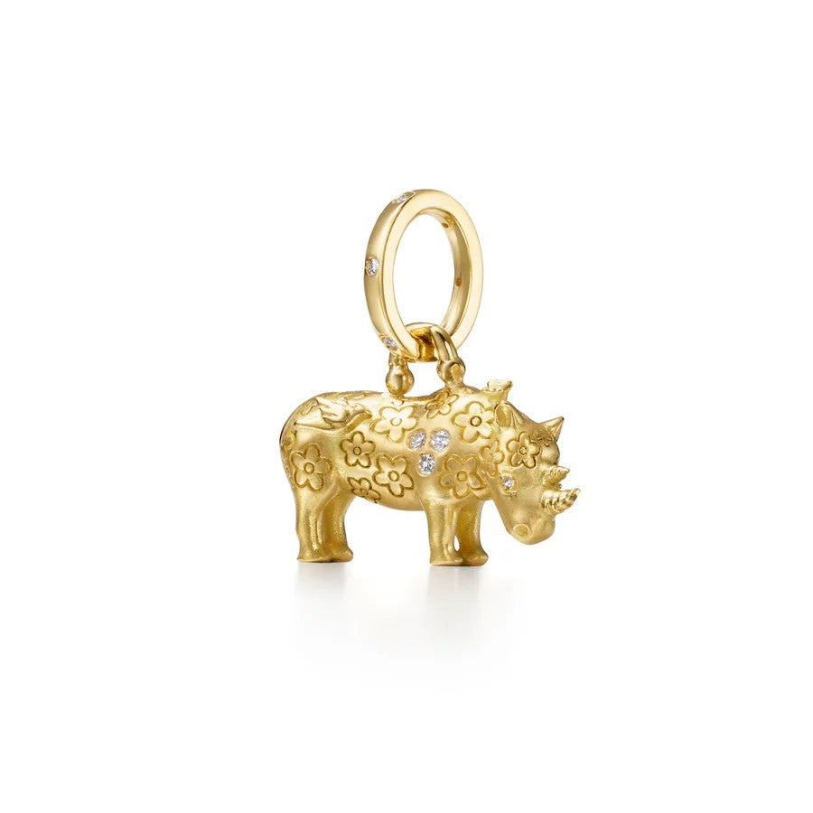 Small Kifaru Rhino Pendant