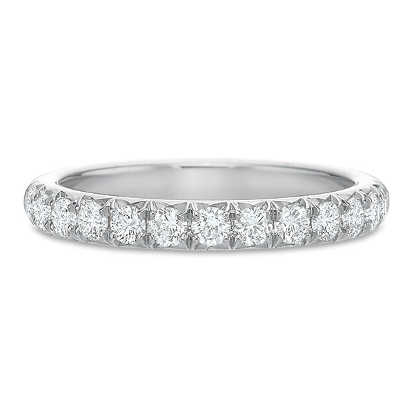 French Cut Flush Fit Diamond Anniversary Band