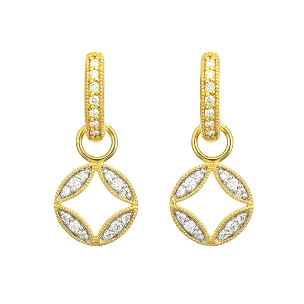 Moroccan Diamond Marquise Open Earring Charms