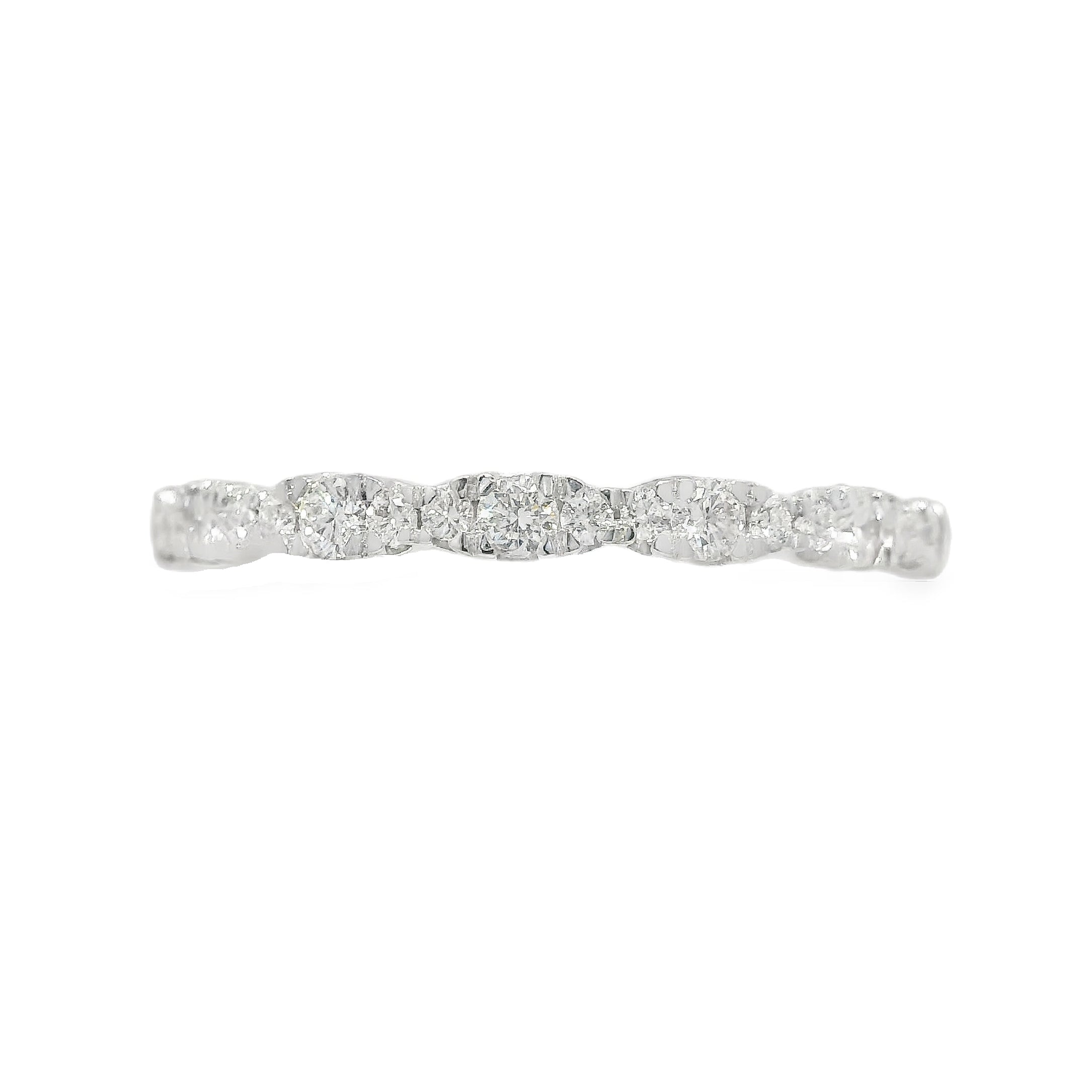 Round Diamond Marquise Shape Anniversary Band