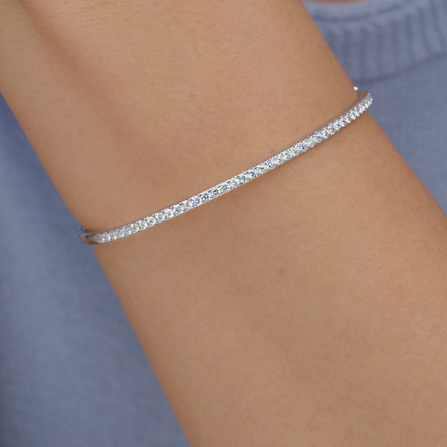 Bangle with Diamonds