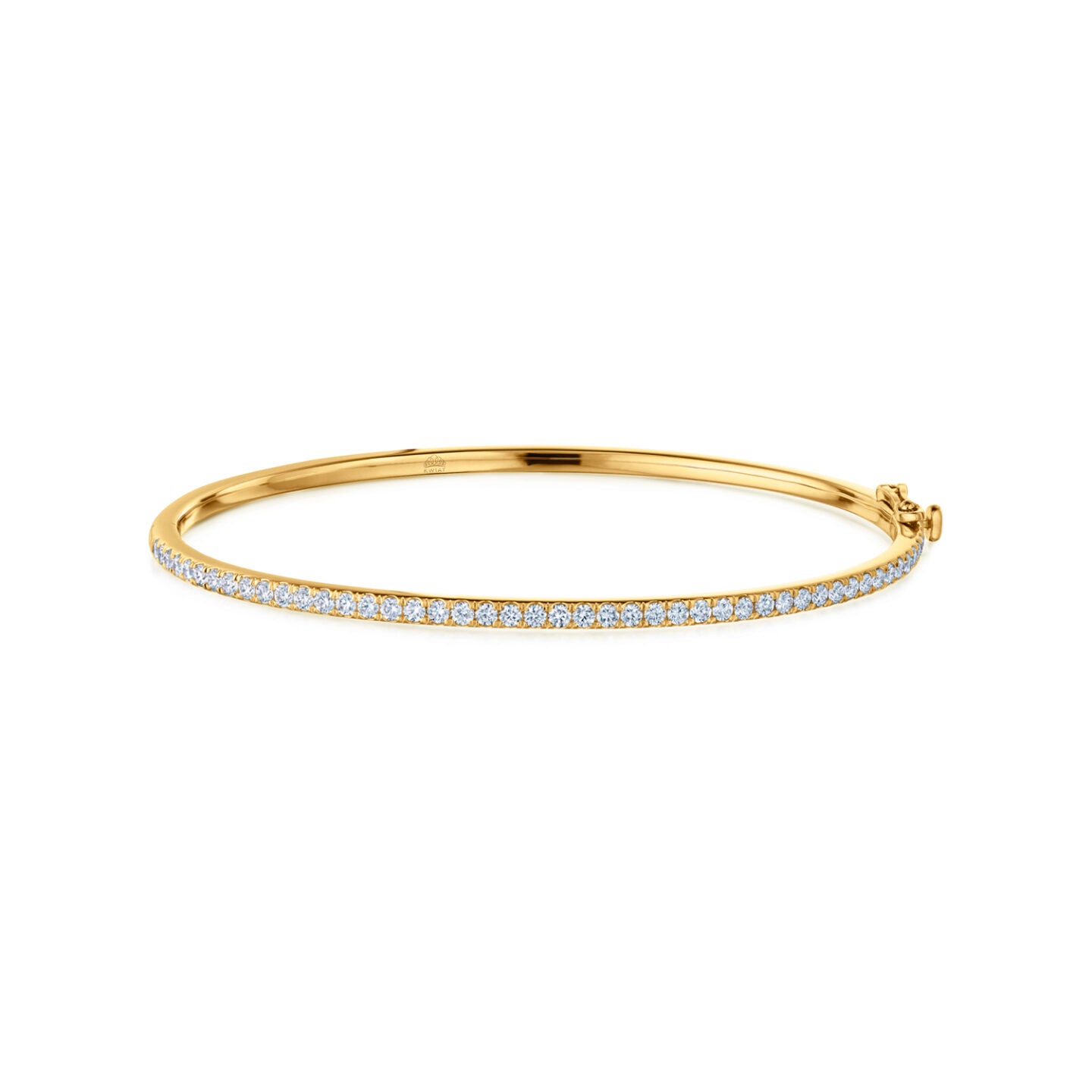 Stackable Slim Diamond Bangle